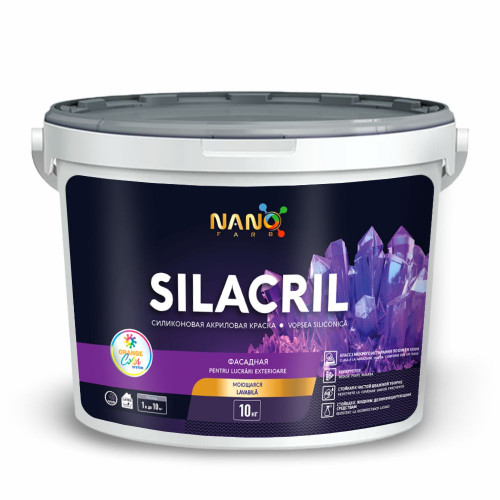 SILACRYL Nanofarb фасадная силиконовая акриловая краска