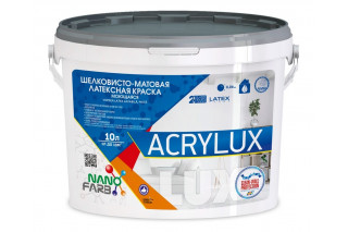 ACRYLUX Nanofarb vopsea latex lavabilă, mată pentru lucrări interioare