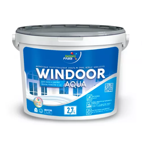 WINDOOR AQUA Nanofarb email pentru ferestre si uși